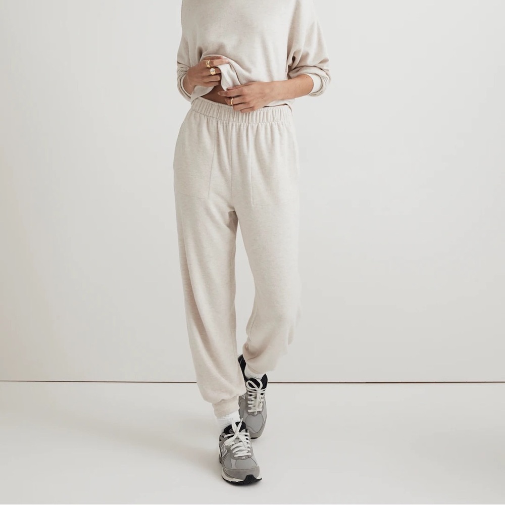 NWT / madewell Brushed Jersey Jogger Pants